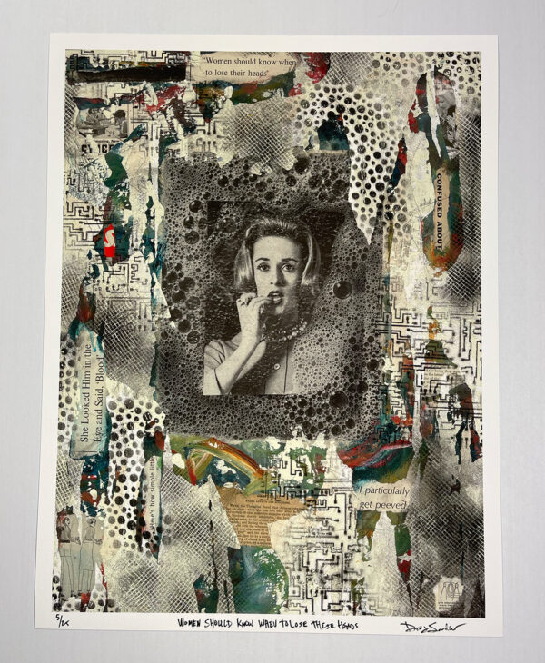 Women Should Know When To Lose Their Heads - Print - 12" x 16"