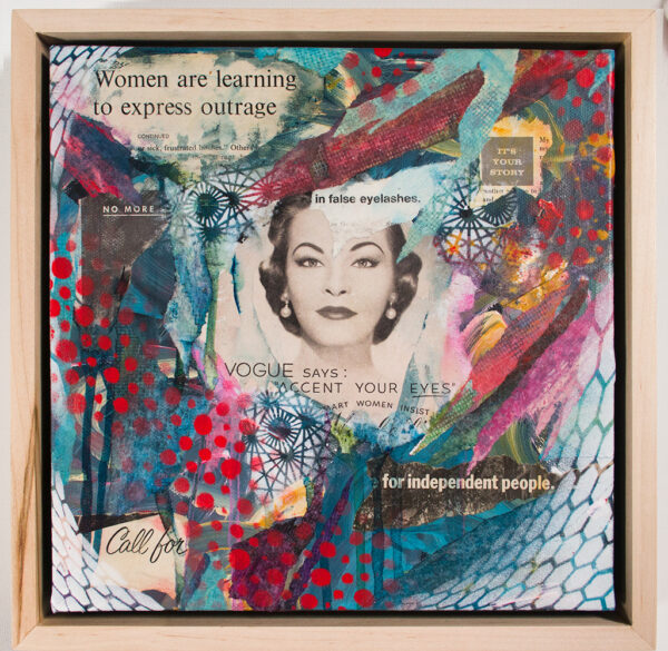 In False Eyelashes - Framed Front View - 10x10